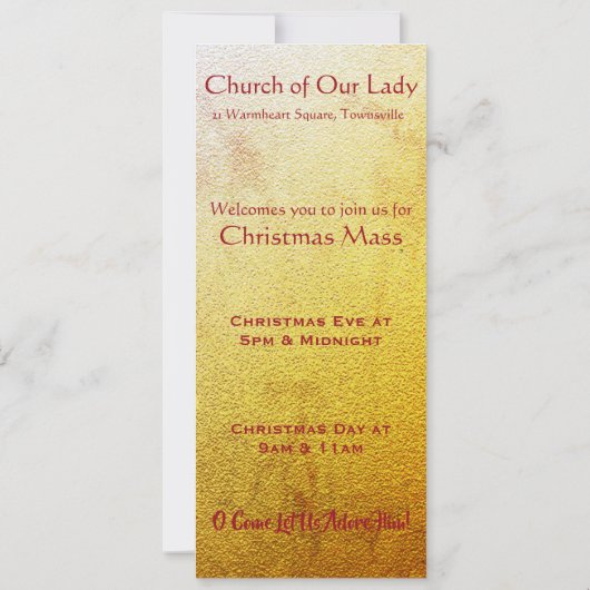 uitnodiging voor evenement van gekleurde glazen ku (Achterkant)