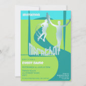 Uitnodiging voor evenement voor marathonlopers (Voorkant)
