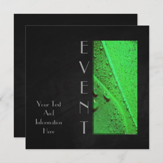 Uitnodiging voor evenementen (Voorkant / Achterkant)