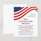 Uitnodiging voor evenementen van de politieke Fund (Voorkant / Achterkant)