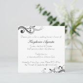 Uitnodiging voor Everduurzame Love Wedding (Staand voorkant)