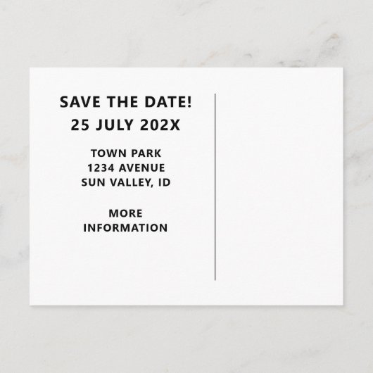 Uitnodiging voor familiebijeenkomst (Achterkant)