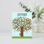 Uitnodiging voor familiebijeenkomst (Staand voorkant)