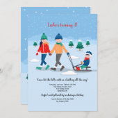 Uitnodiging voor familielandspeeden (Voorkant / Achterkant)