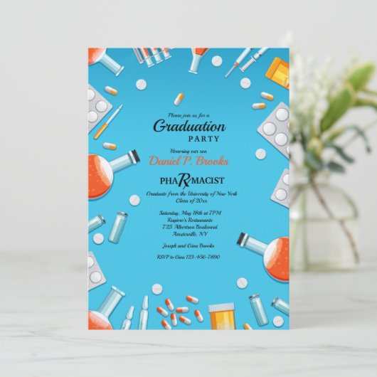 Uitnodiging voor farmacologische studiegroep (Staand voorkant)