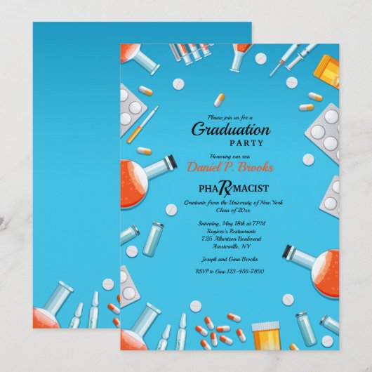 Uitnodiging voor farmacologische studiegroep (Voorkant / Achterkant)