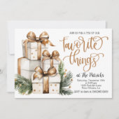 Uitnodiging voor favoriete Dingen (Voorkant)