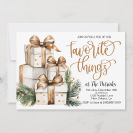 Uitnodiging voor favoriete Dingen