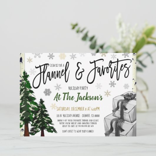 Uitnodiging voor Favoriete Dingen (Staand voorkant)