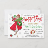 Uitnodiging voor favoriete kerstfeestjes (Voorkant)