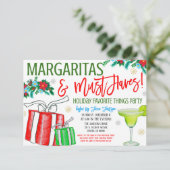 Uitnodiging voor favoriete kerstfeestjes (Staand voorkant)