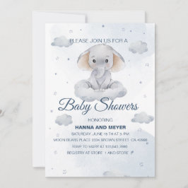 Uitnodiging voor feest baby jongen