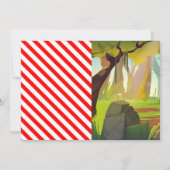 Uitnodiging voor feest met fee en brandweerman (Achterkant)