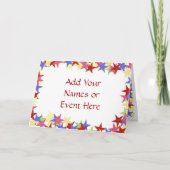 Uitnodiging Voor Feest Template (Voorkant)