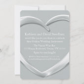 Uitnodiging voor feest van 70 jaar platinahuwelijk (Achterkant)