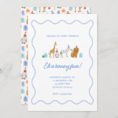 Uitnodiging voor Feestbeesten (Voorkant / Achterkant)