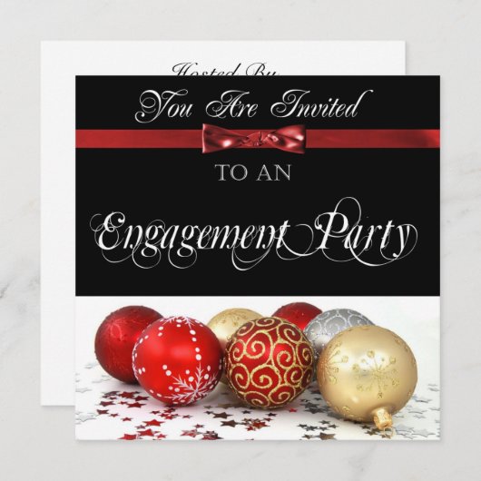 Uitnodiging voor feestdag (Voorkant / Achterkant)