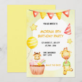 Uitnodiging voor feestdag (Voorkant / Achterkant)