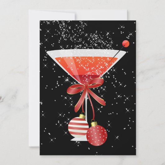 Uitnodiging voor feestdag Cocktail Party (Voorkant)