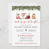 Uitnodiging voor feestdag Cocktail Party (Voorkant)