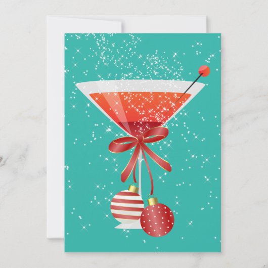 Uitnodiging voor feestdag Cocktail Party (Voorkant)