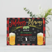 Uitnodiging voor feestdag en feestdag (Staand voorkant)