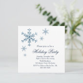 Uitnodiging voor feestdag Glamor Party (wit) (Staand voorkant)