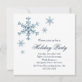 Uitnodiging voor feestdag Glamor Party (wit) (Voorkant)