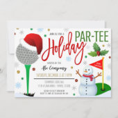 Uitnodiging voor feestdag Golf (Voorkant)