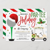 Uitnodiging voor feestdag Golf (Voorkant / Achterkant)