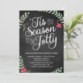 Uitnodiging voor feestdag in Jolly Party (Staand voorkant)