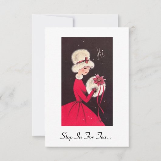 Uitnodiging voor feestdag in Tea (Voorkant)