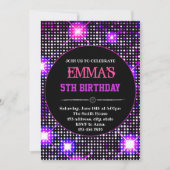 Uitnodiging voor feestdag op dansfeest (Voorkant)