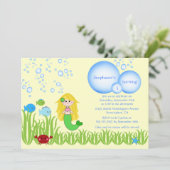 Uitnodiging voor feestdag op feestdag in Blonde me (Staand voorkant)