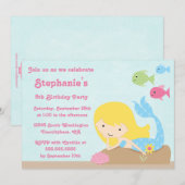 Uitnodiging voor feestdag voor feestelijke feestda (Voorkant / Achterkant)