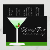 Uitnodiging voor feestdagen (Voorkant / Achterkant)