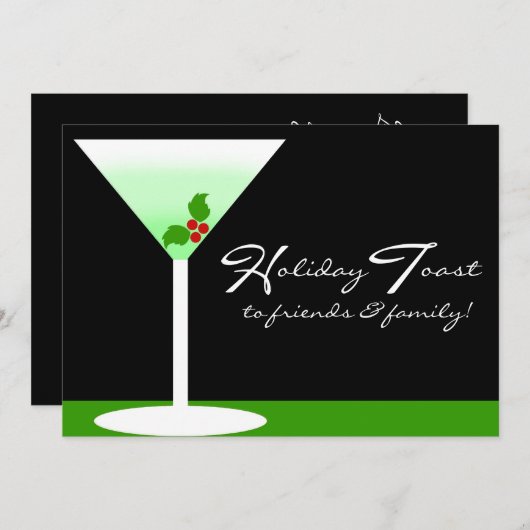 Uitnodiging voor feestdagen (Voorkant / Achterkant)