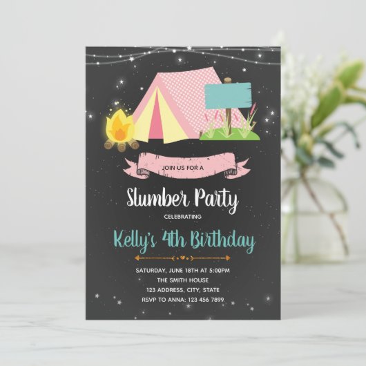 Uitnodiging voor feestdagen (Staand voorkant)