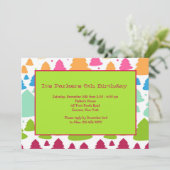 Uitnodiging voor feestdagen (Staand voorkant)