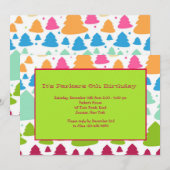 Uitnodiging voor feestdagen (Voorkant / Achterkant)