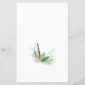 Uitnodiging voor feestdagen in de winter flyer (Achterkant)