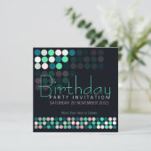 Uitnodiging voor feestdagen in The House Party (Staand voorkant)