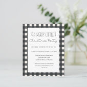 Uitnodiging voor feestdagen met feestdagen voor fe (Staand voorkant)