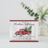 Uitnodiging voor  feestdagen voor Vrachtwagen (Staand voorkant)