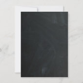 Uitnodiging voor feestdagfeest - Nep glitters (Achterkant)