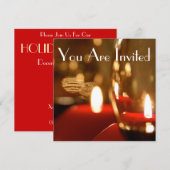 Uitnodiging voor feestelijke bijeenkomst (Voorkant / Achterkant)