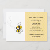 Uitnodiging voor feestelijke bijen (Voorkant)