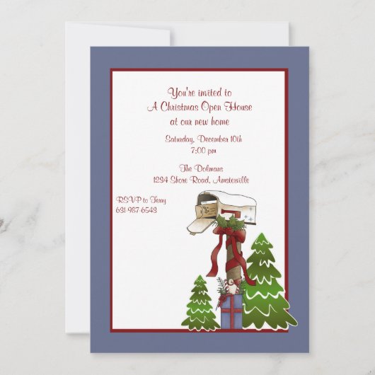 Uitnodiging voor feestelijke e-mail (Voorkant)