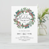 Uitnodiging voor feestelijke feest (Staand voorkant)