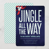 Uitnodiging voor feestelijke feest *Bellen, bellen (Voorkant / Achterkant)